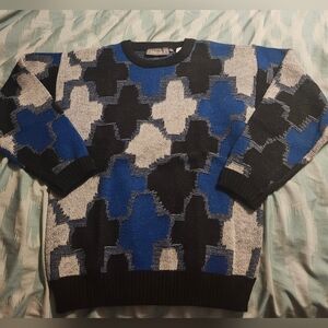 Vintage Eaton Birkdale Multicolor Sweater Men's Size Medium